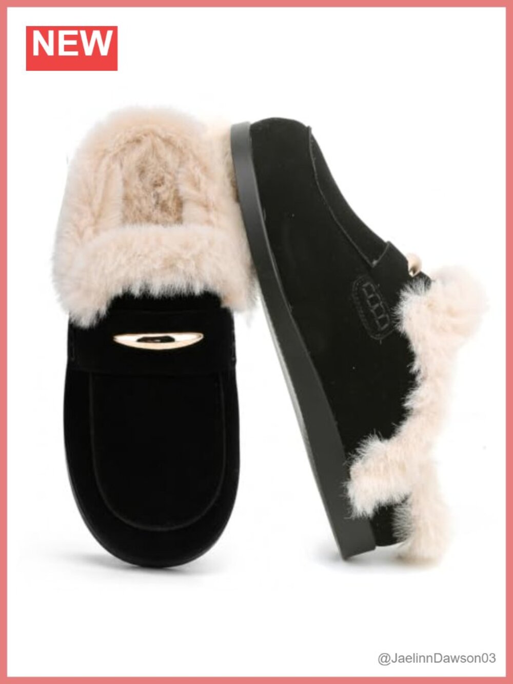 Women's Suede Mules Slip-On Loafers Non-Slip Sole Durable Insole